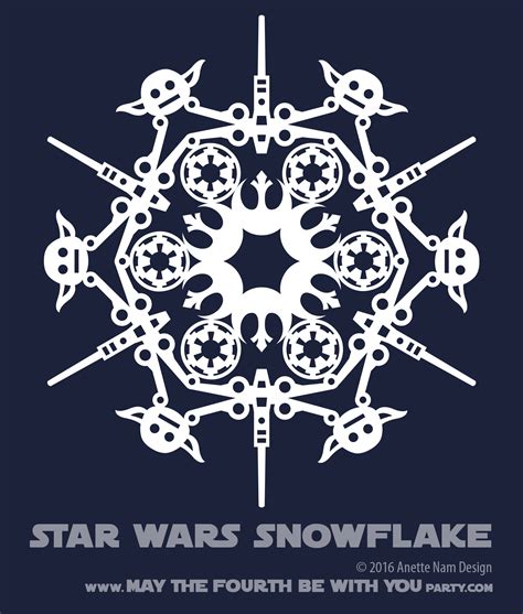 Star Wars Snowflake SVG Star Wars Snowflake SVG: A Detailed Guide To Bring The Galaxy To Your Holidays