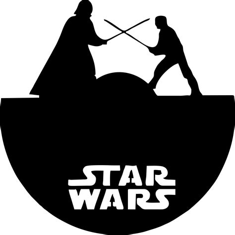 Star Wars Silhouette SVG Free Star Wars Silhouette SVG Free: Unleash The Force In Your Designs