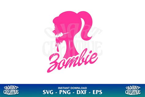 Zombie Barbie SVG Zombie Barbie SVG: Unleash The Spooky Charm