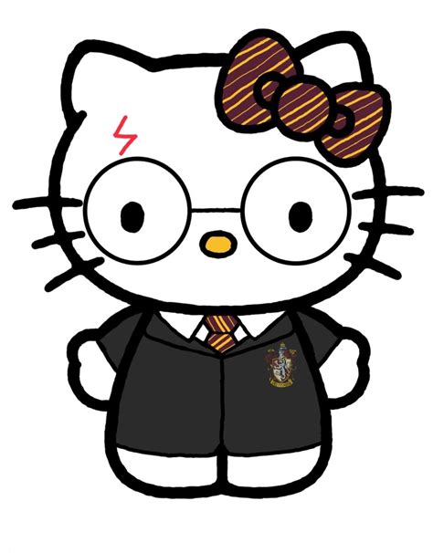 Hello Kitty Harry Potter SVG Hello Kitty Harry Potter SVG: A Magical Fusion Of Cuteness And Enchantment