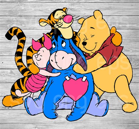 Winnie The Pooh Friends SVG Winnie The Pooh Friends SVG: Unleash The Magic Of The Hundred Acre Wood