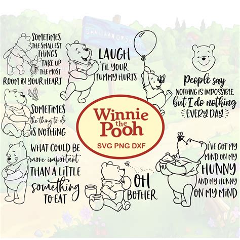 Winnie The Pooh Quotes SVG Free Winnie The Pooh Quotes SVG Free: Capture The Wisdom And Charm Of The Beloved Bear