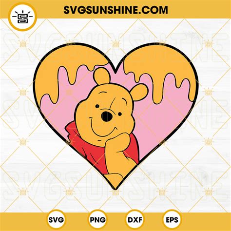 Winnie The Pooh Heart SVG Winnie The Pooh Heart SVG: A Timeless Symbol Of Love And Friendship