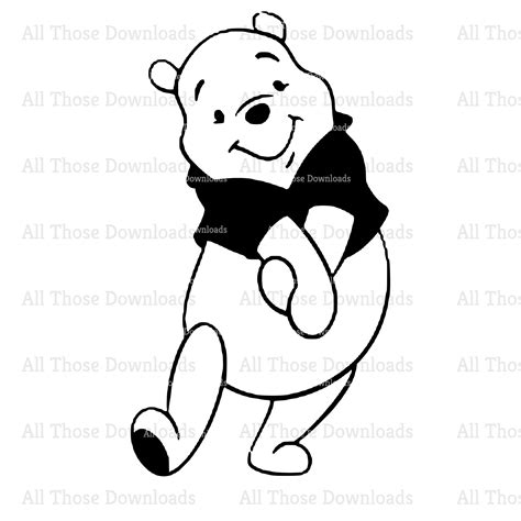 Winnie The Pooh Silhouette SVG Winnie The Pooh Silhouette SVG: A Nostalgic And Versatile Design Element