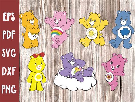 Care Bear SVG Etsy Care Bear SVG Etsy: Unleash The Power Of Nostalgia And Creativity