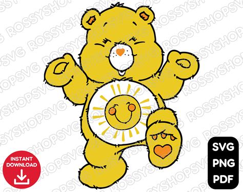 Funshine Care Bear SVG Funshine Care Bear SVG: Bringing Joy And Optimism To Your Projects