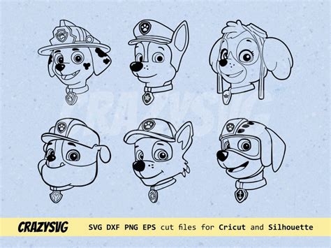 Paw Patrol SVG Bundle Paw Patrol SVG Bundle: The Ultimate Collection For Paw Patrol Enthusiasts