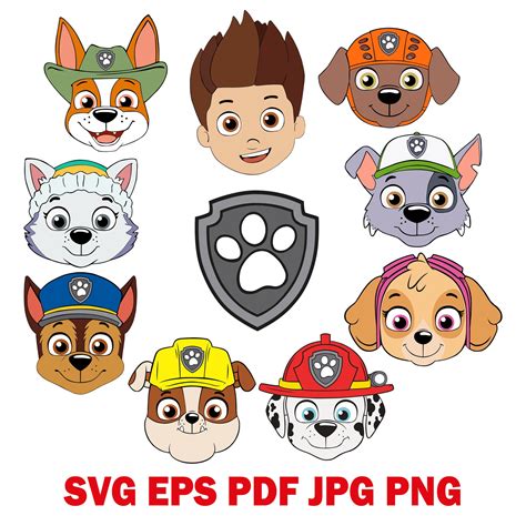 Paw Patrol Characters SVG Paw Patrol Characters SVG: Unleashing The Adventure With Beloved Canines