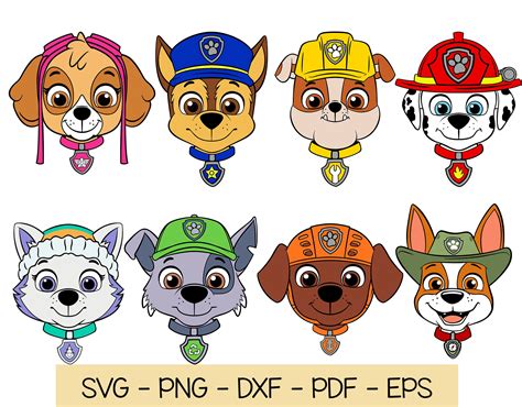 Paw Patrol Clipart SVG Paw Patrol Clipart SVG: Unleashing The Adventure With Digital Art