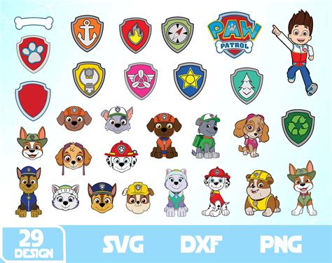 Paw Patrol SVG Etsy Paw Patrol SVG Etsy: Unleash The Adventure With Customizable Creations