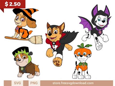 Paw Patrol Halloween SVG Paw Patrol Halloween SVG: Unleash The Spooky Spirit With Your Favorite Pups