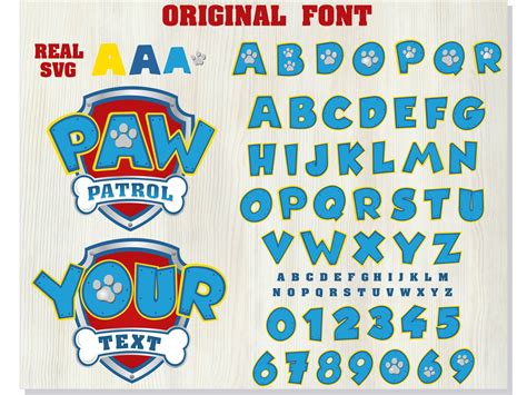 Paw Patrol Letters SVG Paw Patrol Letters SVG: Unleashing The Adventure Of Learning