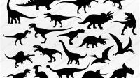 Dinosaur Background SVG H1: Unleash The Prehistoric Charm With Dinosaur Background SVGs