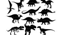 Dinosaur Clipart SVG Dinosaur Clipart SVG: Unleash Your Prehistoric Imagination