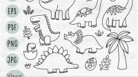 Dinosaur SVG Etsy Dinosaur SVG Etsy: Unleash Your Prehistoric Creativity