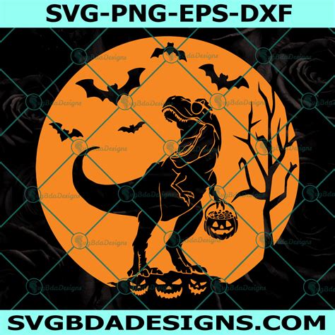 Dinosaur Halloween SVG Dinosaur Halloween SVG: Unleash The Prehistoric Excitement