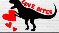 Love Bites Dinosaur SVG Love Bites Dinosaur SVG: An Enchanting Design For Creative Expressions