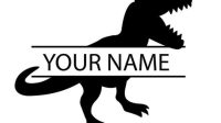 Dinosaur Monogram SVG Dinosaur Monogram SVG: Unleashing The Prehistoric Charm In Your Designs