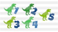 Dinosaur Numbers SVG Dinosaur Numbers SVG: Unleash The Prehistoric Magic In Your Designs