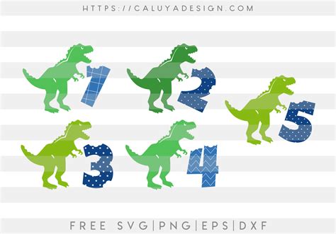 Dinosaur Numbers SVG Dinosaur Numbers SVG: Unleash The Prehistoric Magic In Your Designs