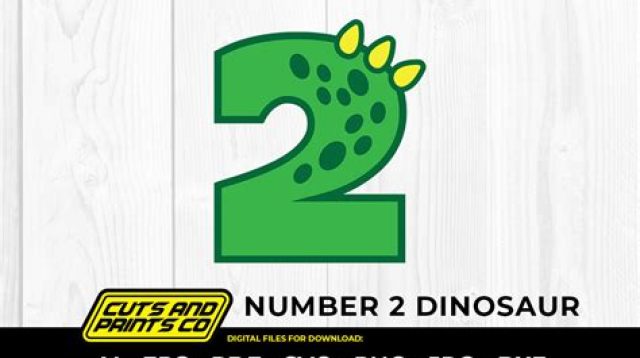 Dinosaur Number 2 SVG Dinosaur Number 2 SVG: Unlocking The Prehistoric Giant