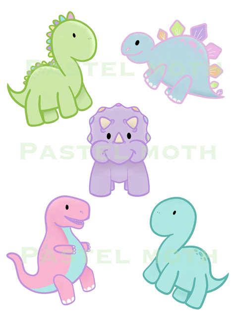 Pastel Dinosaur SVG Pastel Dinosaur SVG: A Comprehensive Guide To The Enchanting World Of Kawaii Dinosaurs