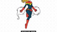 Captain Marvel SVG Free Captain Marvel SVG Free: Unleashing The Power Of Binary Magic