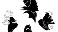 Disney Villains Silhouette Disney Villains: A Silhouette Of Darkness