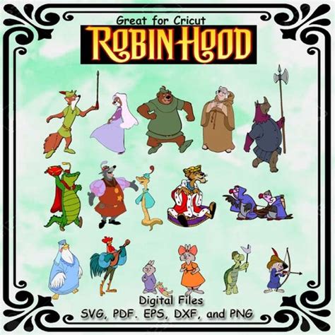 Disney Robin Hood SVG Disney Robin Hood SVG: A Comprehensive Guide To The Beloved Animated Adventure