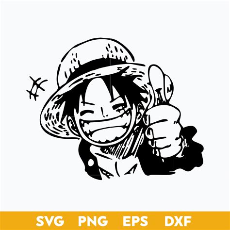 Luffy One Piece SVG Luffy One Piece SVG: Embark On An Epic Adventure With The Straw Hat Captain