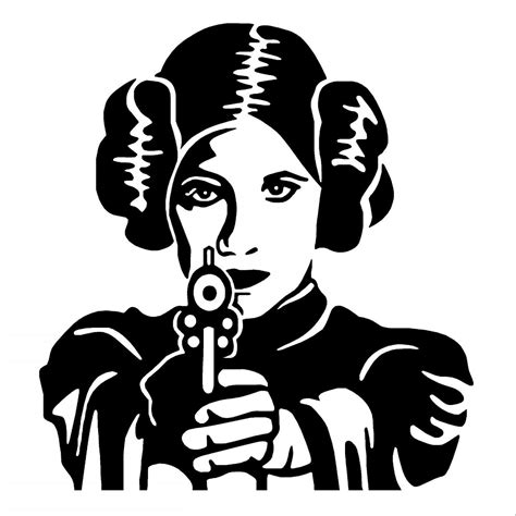 Princess Leia Silhouette SVG Princess Leia Silhouette SVG: A Timeless Symbol Of Star Wars Legacy