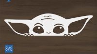 Peeking Yoda SVG Peeking Yoda SVG: Unleash The Power Of The Force In Your Designs