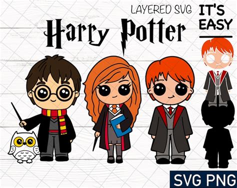 Harry Potter Chibi SVG Harry Potter Chibi SVG: Unleash The Magical Charm