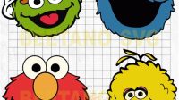 Sesame Street Character Face SVG Sesame Street Character Face SVG: A Comprehensive Guide To Download