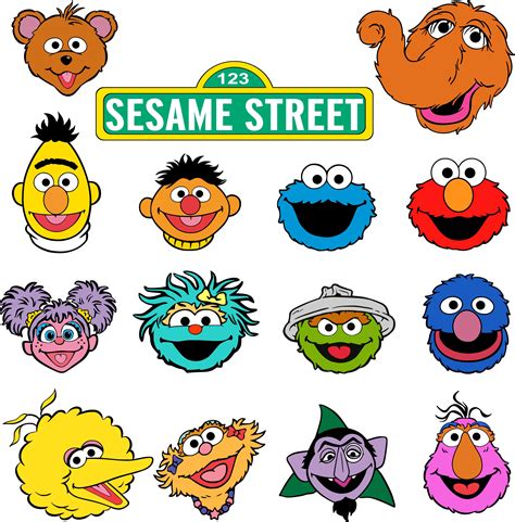 Sesame Street Characters SVG Sesame Street Characters SVG: Bringing Iconic Characters To Life