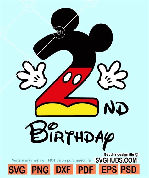 Mickey Mouse SVG Birthday Mickey Mouse SVG Birthday: A Guide To Celebrating With The Iconic Disney Character