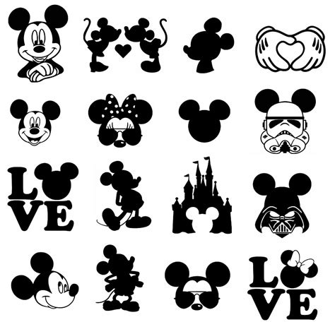 Mickey Mouse SVG Black And White H1: Mickey Mouse SVG Black And White: A Timeless Icon In Digital Art