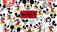 Mickey Mouse SVG Bundle Mickey Mouse SVG Bundle: Elevate Your Designs With Timeless Magic