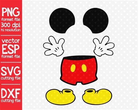 Mickey Mouse Body SVG Mickey Mouse Body SVG: A Comprehensive Guide To Unlocking The Magic Of Disney's Iconic Character