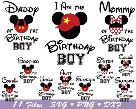 Mickey Mouse Birthday Boy SVG Mickey Mouse Birthday Boy SVG: A Delightful Celebration For Your Little One