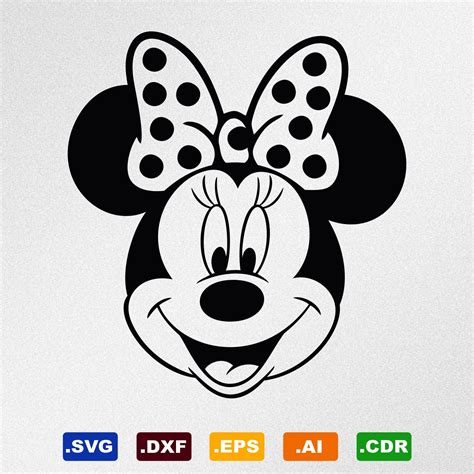 Minnie Mouse SVG Free For Cricut H1: Minnie Mouse SVG Free For Cricut: Unleash Your Creativity