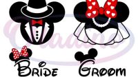 Minnie Mouse Bride SVG Minnie Mouse Bride SVG: Capture The Enchanting Essence Of The Disney Princess