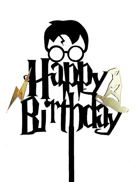 Harry Potter Cake Topper SVG Free Harry Potter Cake Topper SVG Free: Enchant Your Cakes With Magical Creations