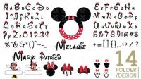 Minnie Mouse Font SVG Minnie Mouse Font SVG: A Timeless Icon For Designers And Disney Enthusiasts