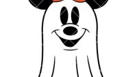 Minnie Mouse Ghost SVG Minnie Mouse Ghost SVG: A Hauntingly Cute Halloween Design