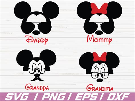 Minnie Mouse Grandma SVG Minnie Mouse Grandma SVG: A Timeless Symbol Of Love And Family