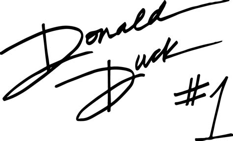 Donald Duck Signature SVG Donald Duck Signature SVG: A Comprehensive Guide