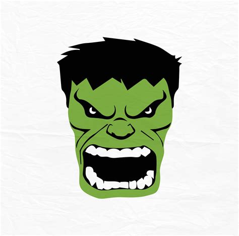 Hulk Face SVG Free Hulk Face SVG Free: Unleash The Green Giant's Might In Your Designs