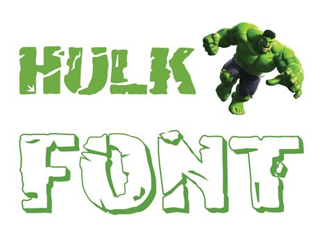 Hulk Font SVG Hulk Font SVG: Unleashing The Power Of The Green Goliath In Your Designs