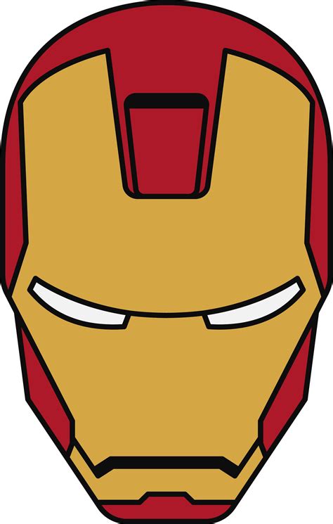 Iron Man Face SVG The Unstoppable Force: Iron Man Face SVG